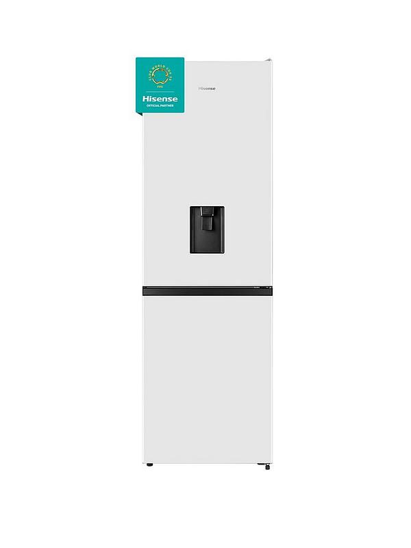 Hisense RB390N4WWE 60cm Wide, Total No Frost, Freestanding Fridge Freezer - White